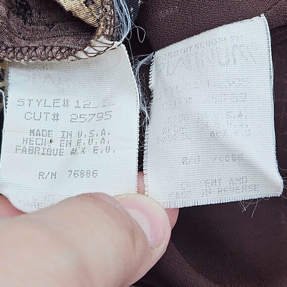 Platinum Dorothy Schoelen Abstract Tank Jacket Set Women's Size P XS Art To Wear - Picture 15 of 16